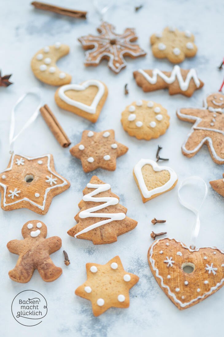 Einfache Lebkuchen-Plätzchen | Backen macht glücklich