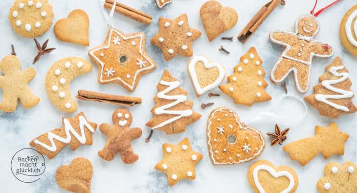 Einfache Lebkuchen-Plätzchen | Backen macht glücklich