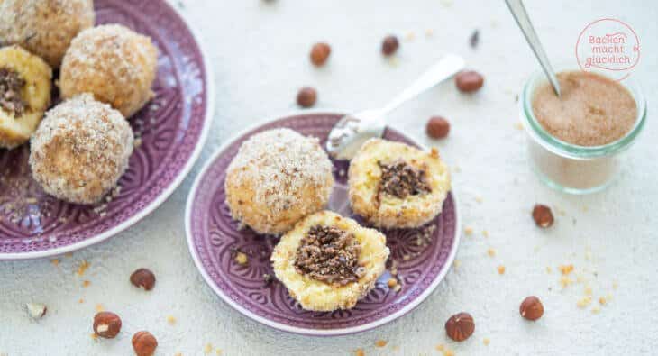 Nougat Topfenknödel Rezept