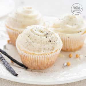 Vanille Cupcakes mit Buttercreme