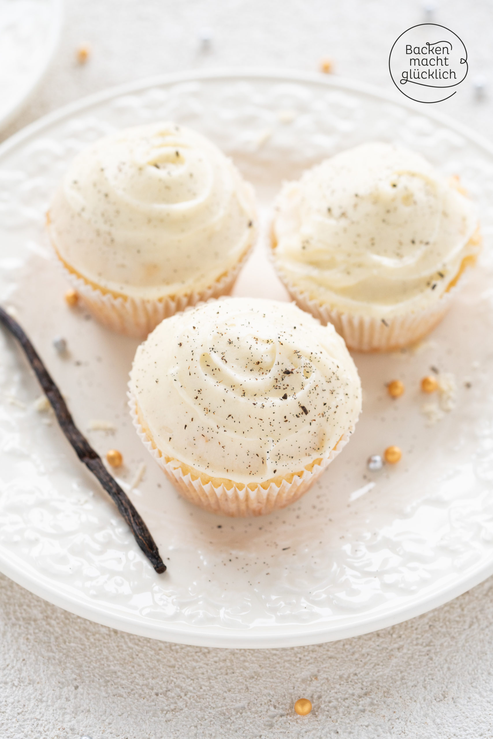 Vanille Cupcakes Rezept