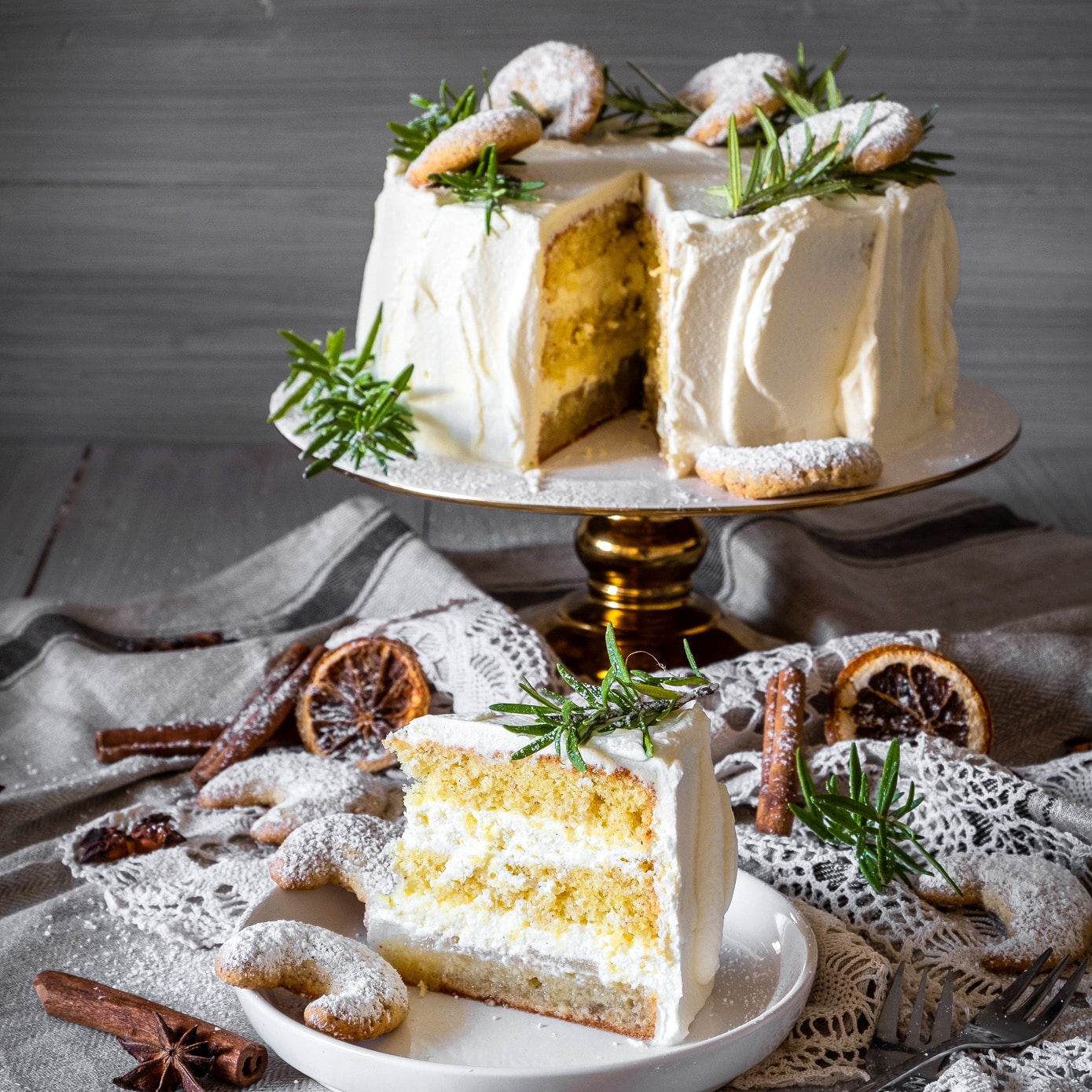 Kostliche Vanillekipferl Torte Backen Macht Glucklich