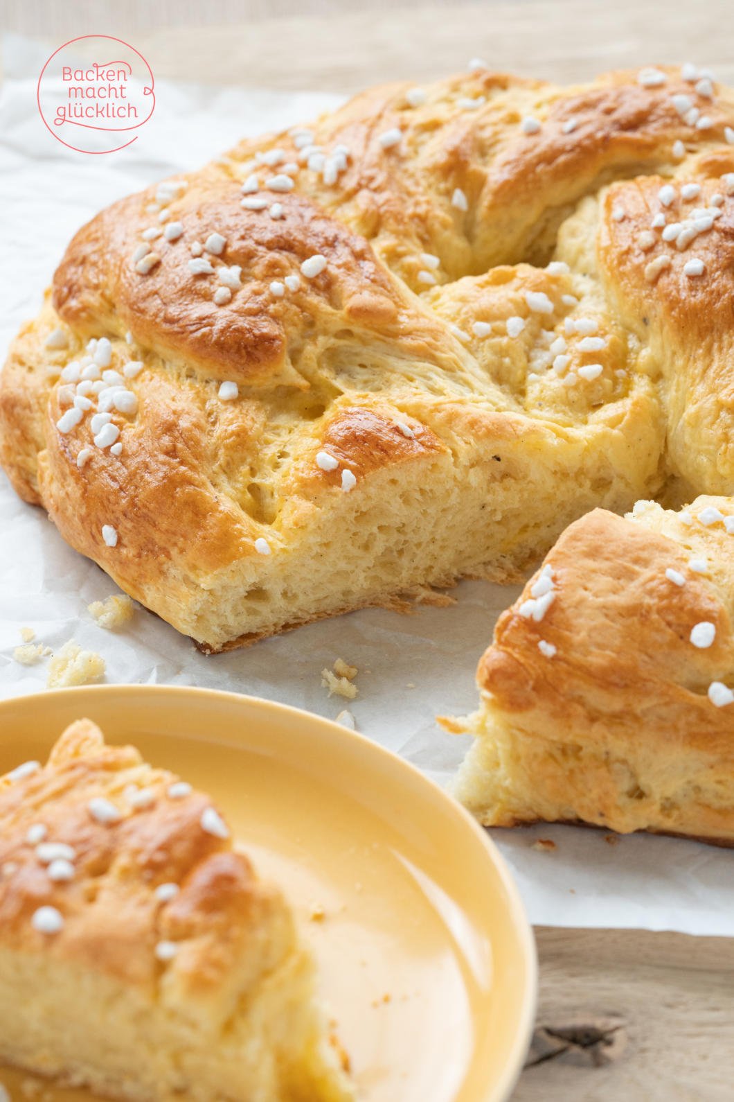 Neujahrsbrezel aus Hefeteig | Backen macht glücklich