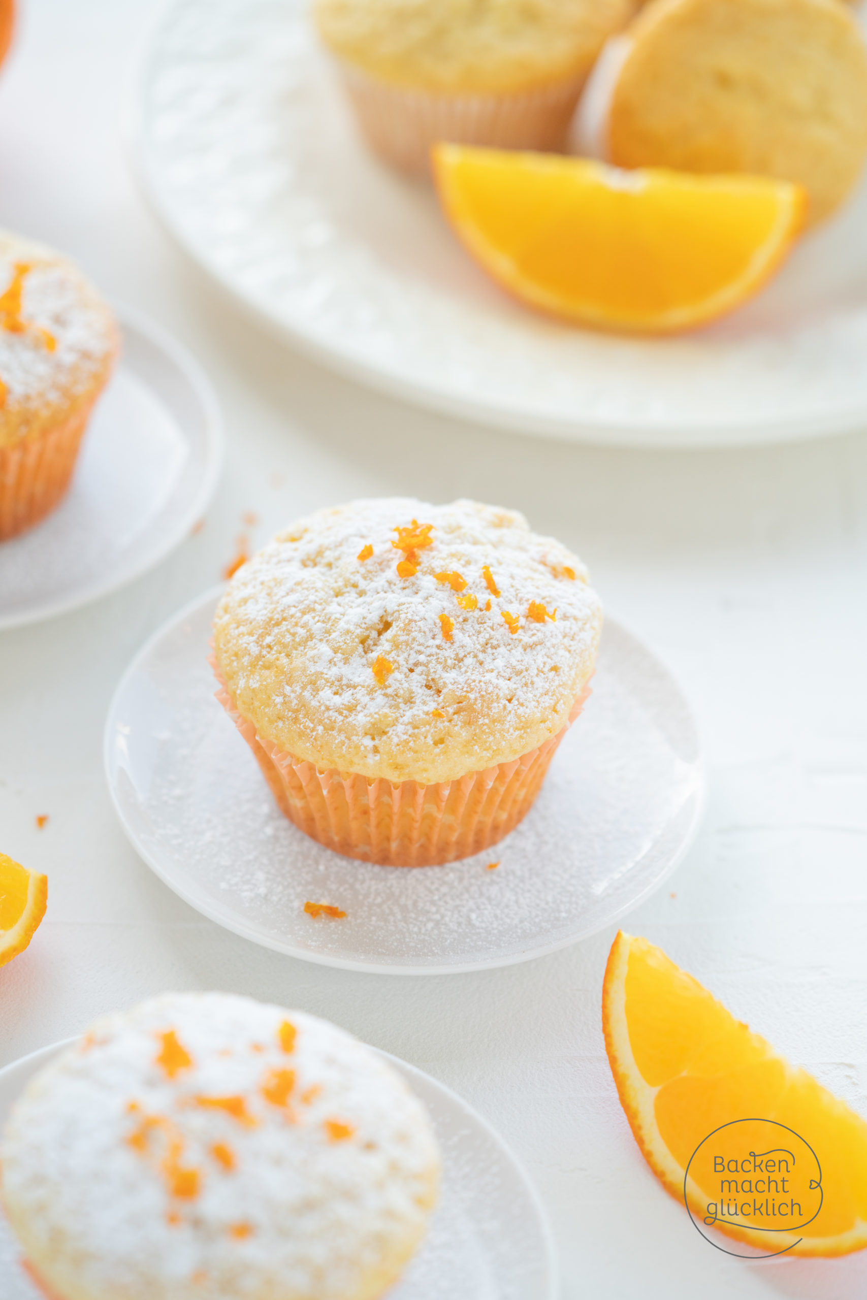 Muffins mit Orangensaft