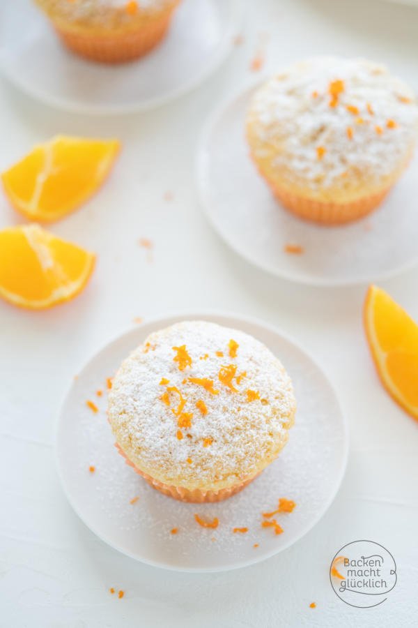Saftige Orangenmuffins