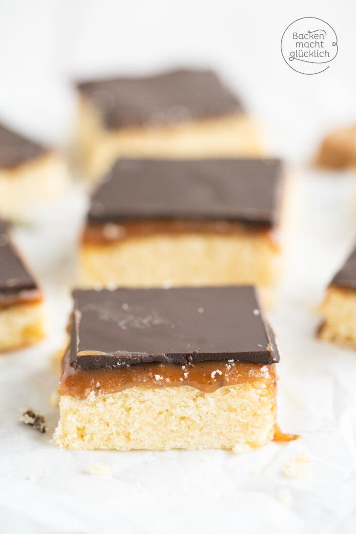 Schoko-Karamell-Shortbread | Backen macht glücklich