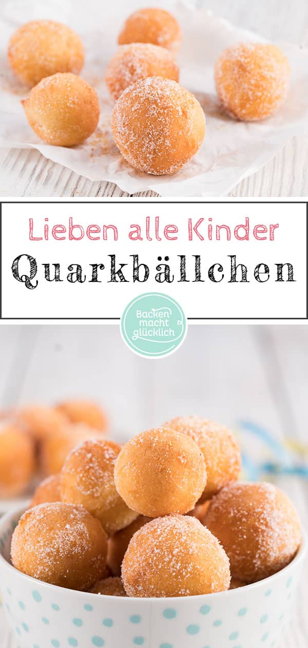 Quarkbällchen wie vom Bäcker: Mit diesem einfachen Rezept klappt´s garantiert! Fluffig, knusprig, köstlich.