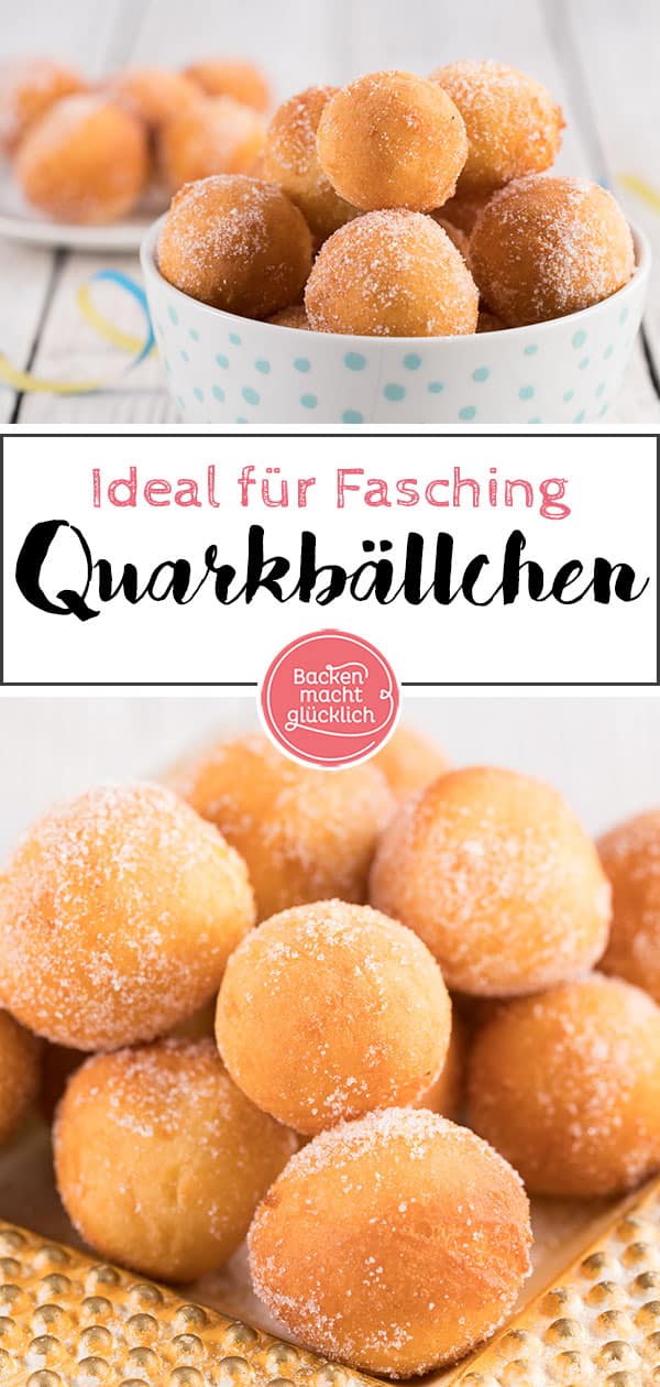 Quarkbällchen wie vom Bäcker: Mit diesem einfachen Rezept klappt´s garantiert! Fluffig, knusprig, köstlich.