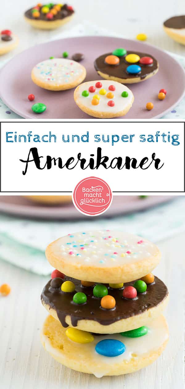 Wer Amerikaner wie vom Bäcker selber machen mag, liegt mit diesem Rezept richtig. Saftig & schnell gemacht!