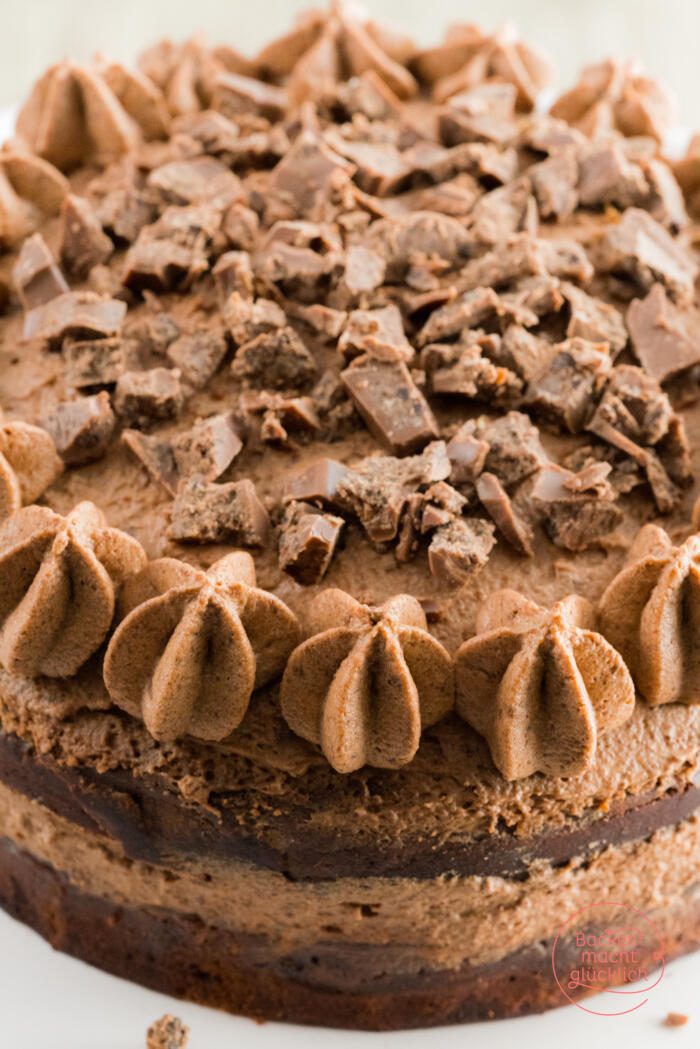 Schoko-Brownie-Torte | Backen macht glücklich