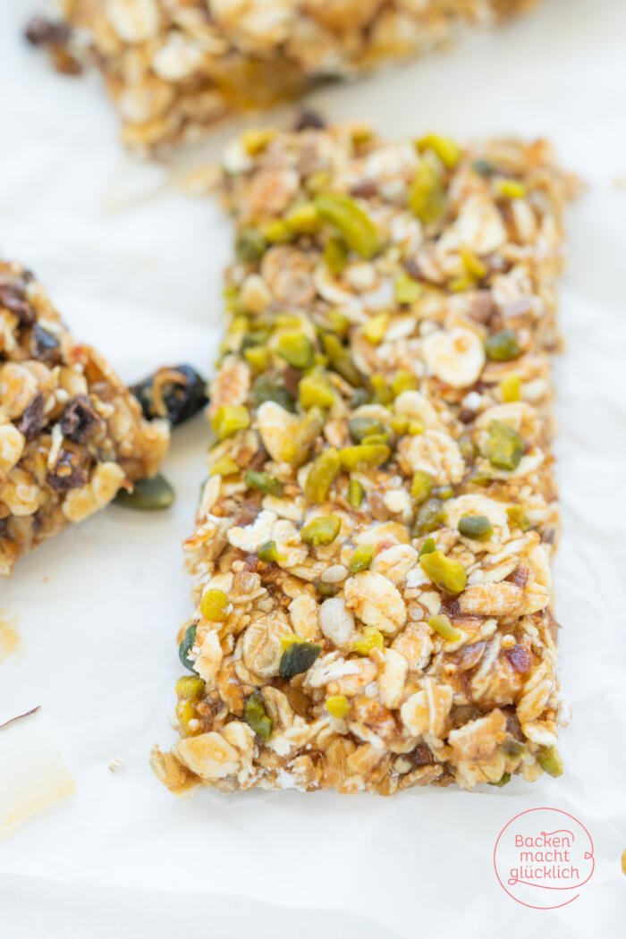 Gesunde Müsliriegel | Backen macht glücklich Gesunde Müsliriegel | Backen macht glücklich