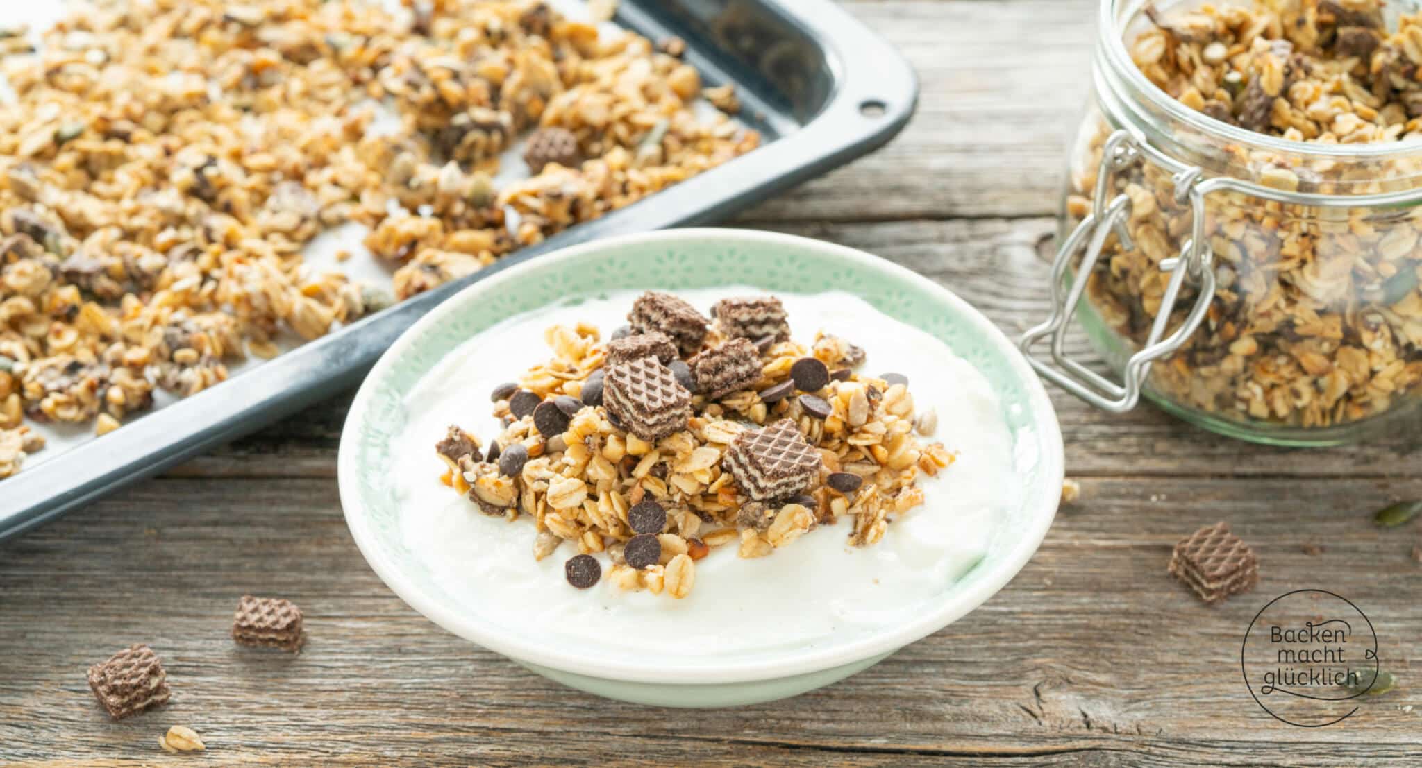 Schoko-Nuss-Knuspermüsli | Backen macht glücklich