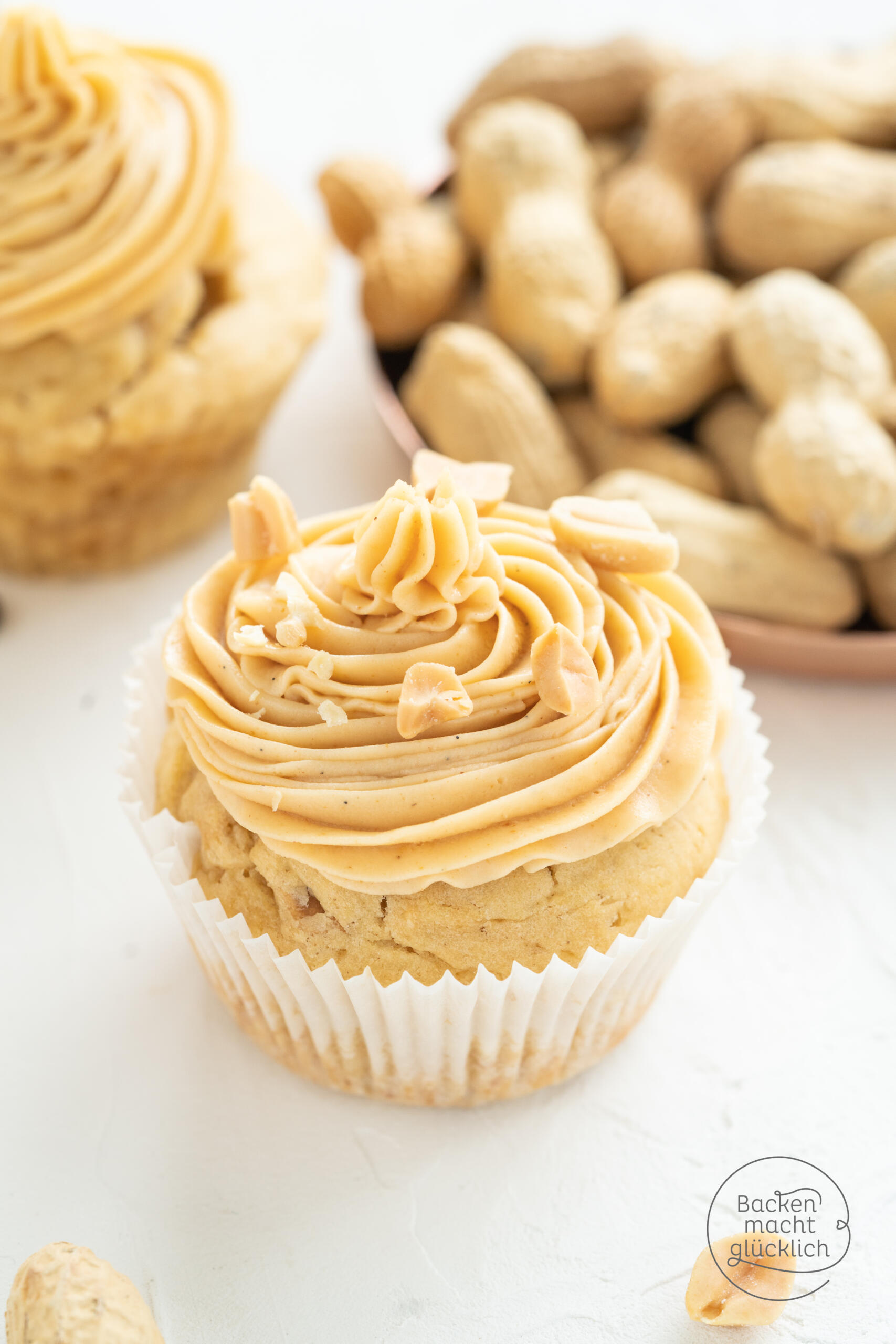 Erdnussbutter Cupcakes