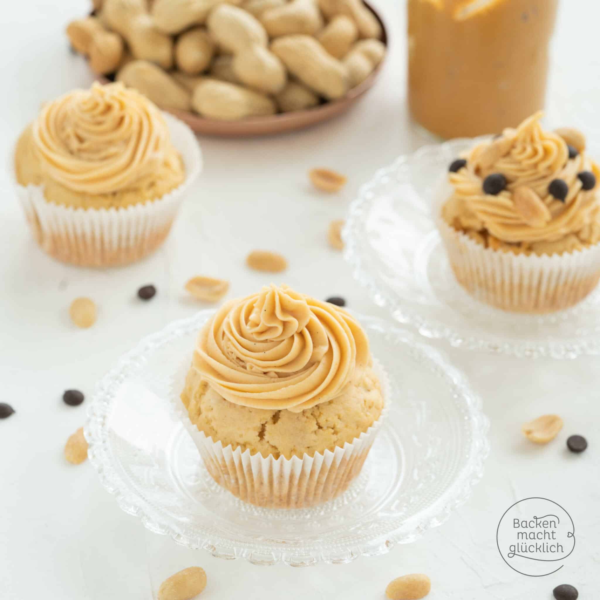 Erdnuss-Butter-Cupcakes