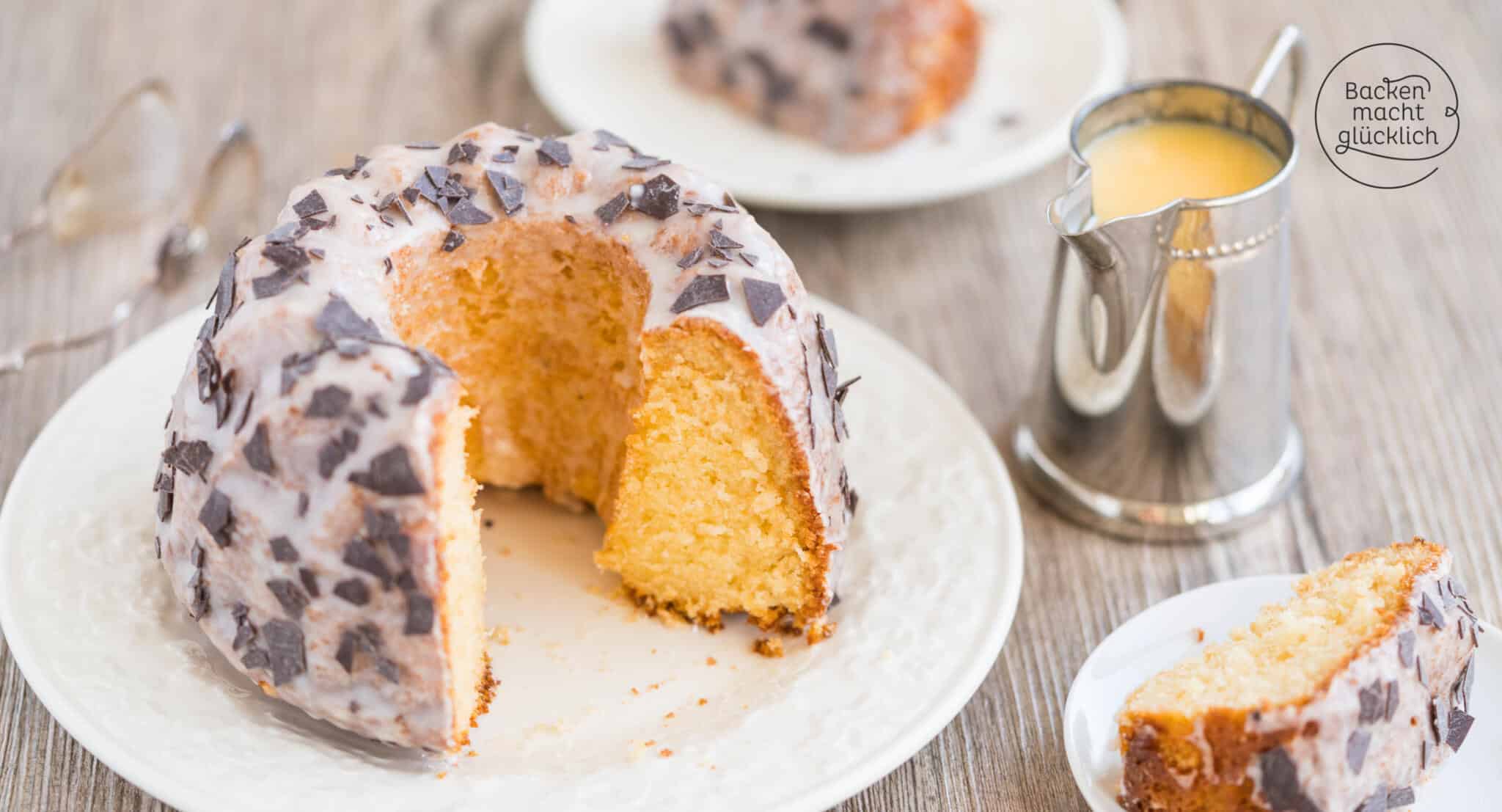 Der weltbeste Eierlikörkuchen: flaumig, saftig, wunderbar! Diesen Eierlikör-Gugelhupf müsst ihr testen ♥ In nur 10 Minuten fertig!