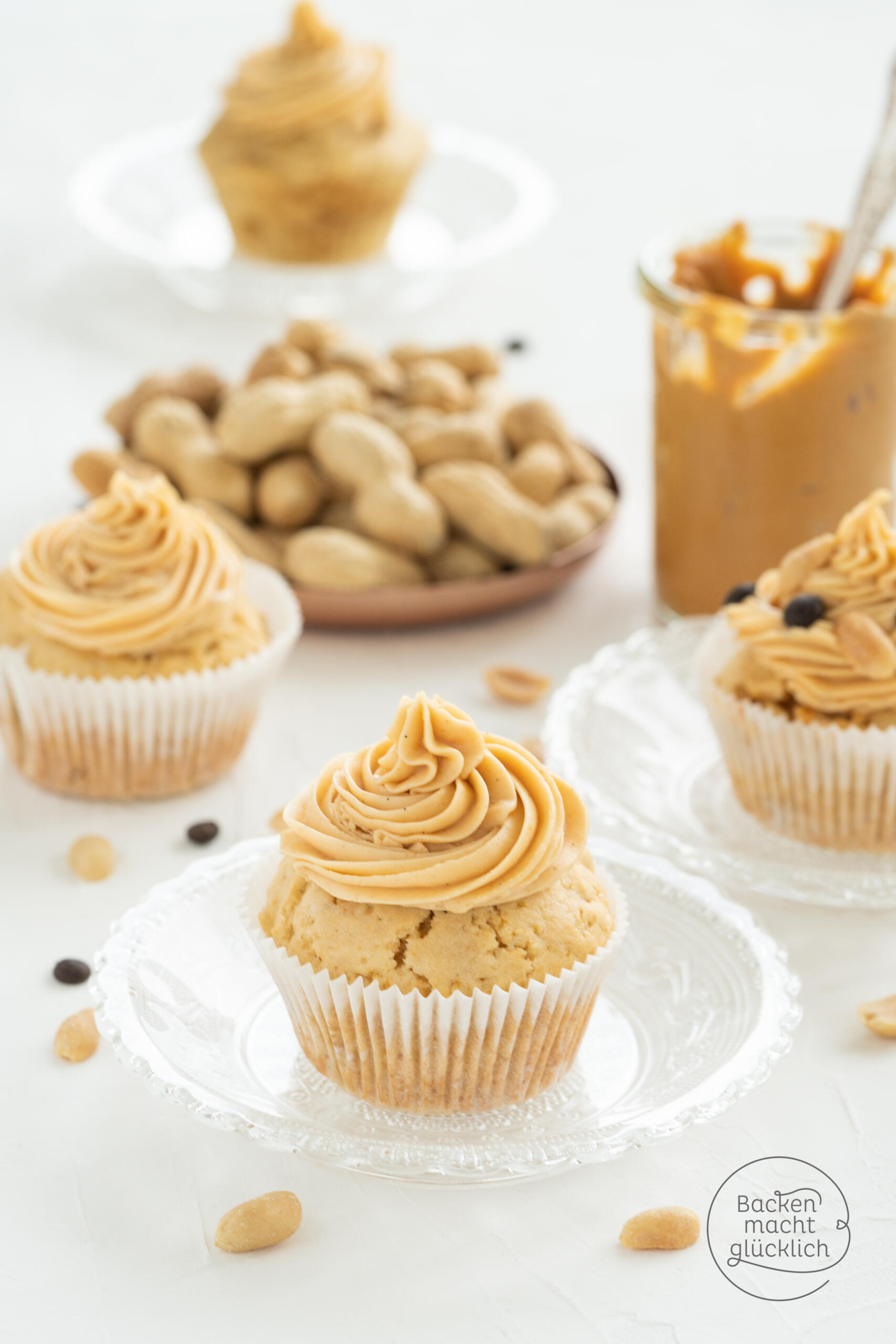 Erdnussbutter-Cupcakes | Backen macht glücklich