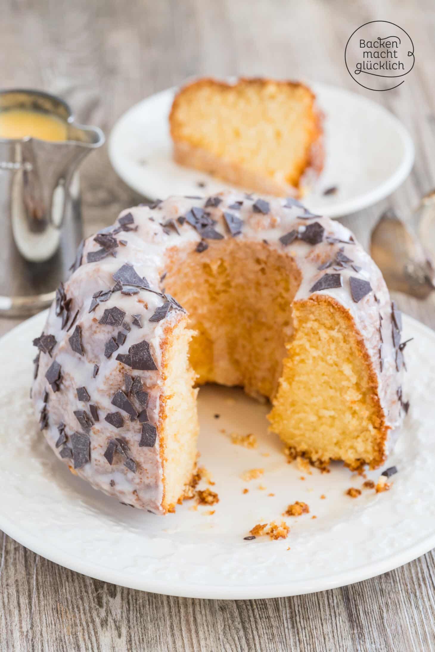 Einfacher saftiger Eierlikörkuchen | Backen macht glücklich