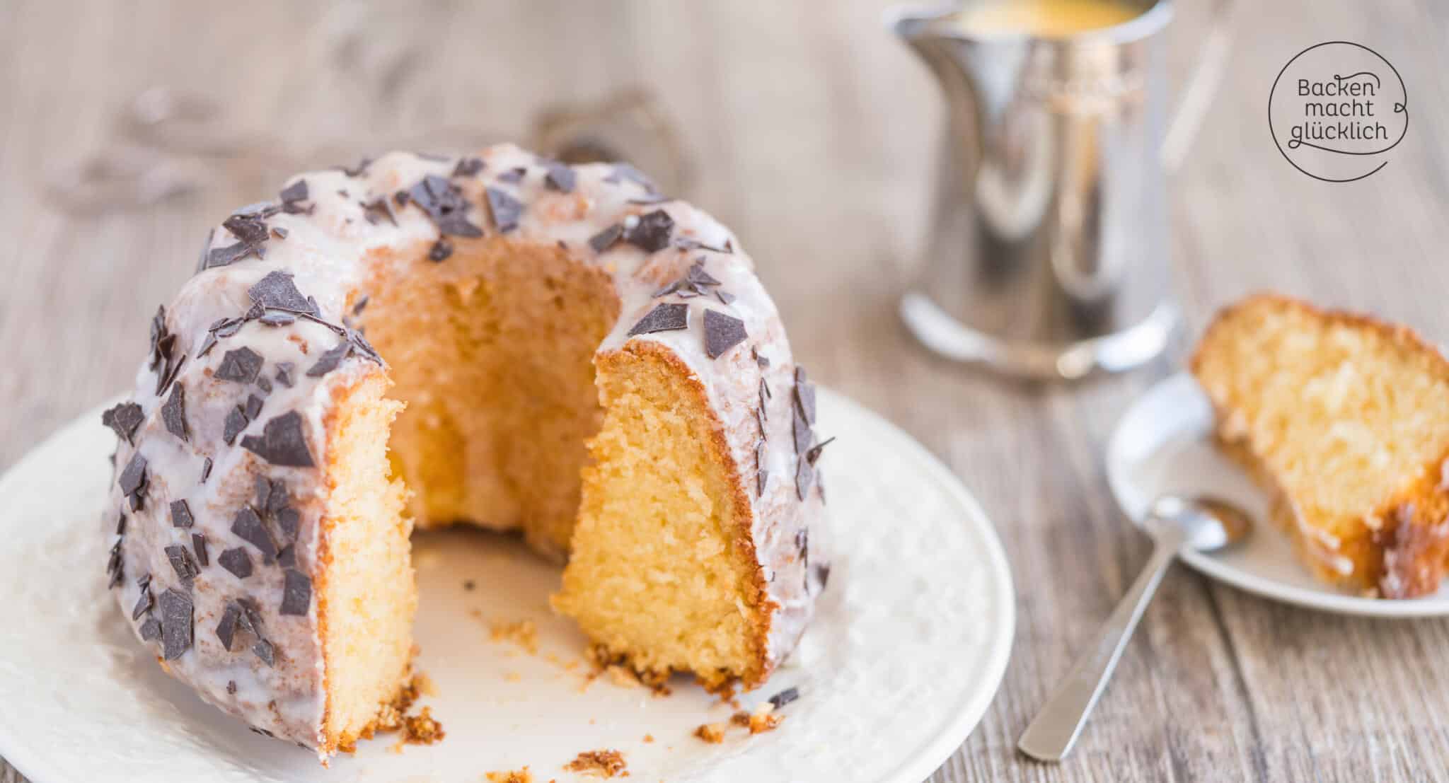 Der weltbeste Eierlikörkuchen: flaumig, saftig, wunderbar! Diesen Eierlikör-Gugelhupf müsst ihr testen ♥ In nur 10 Minuten fertig!