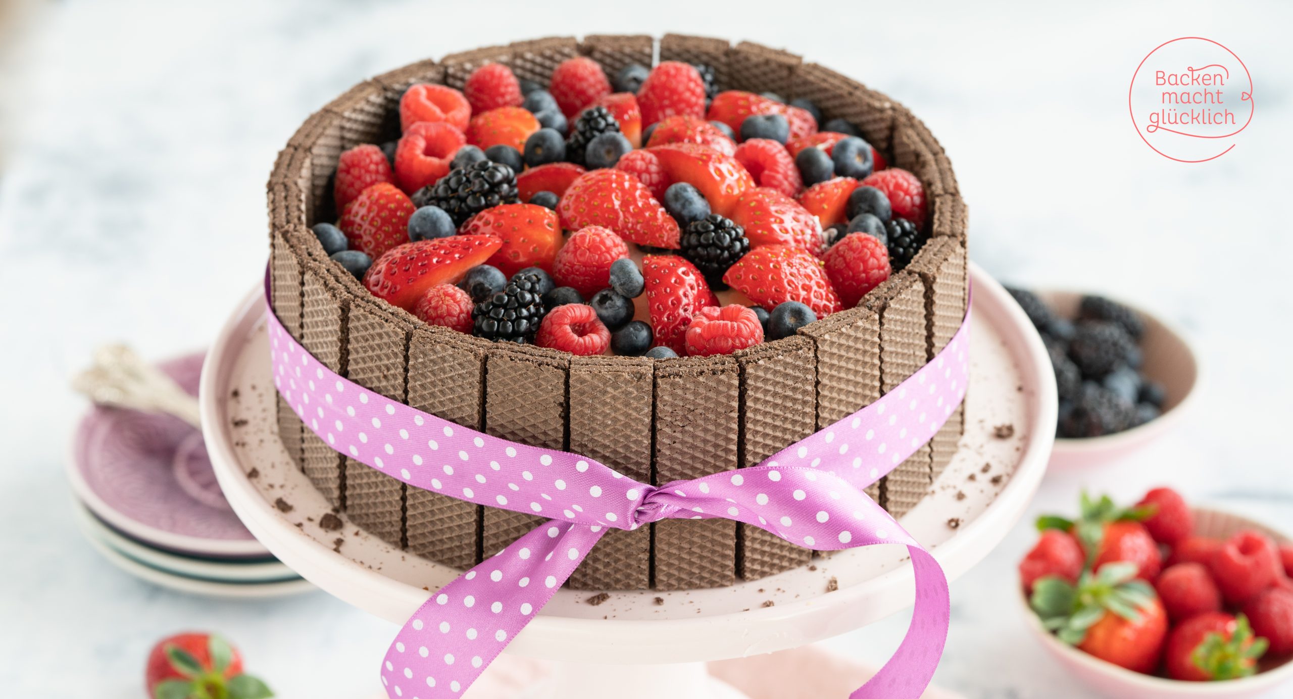 Schoko Beeren Torte Backen Macht Gl cklich