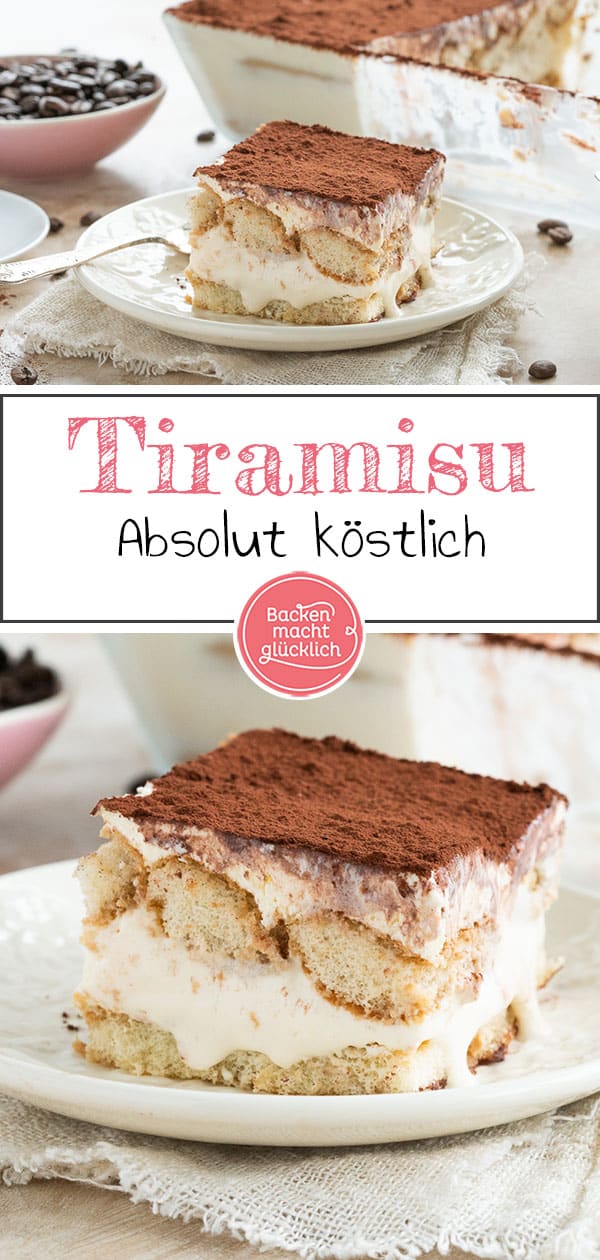 Tiramisu ist ein Dessertklassiker aus Mascarponecreme, Espresso, Amaretto und Löffelbiskuits den man nur lieben kann. Mit unserem Rezept für Original Tiramisu inklusive vieler Tipps gelingt auch euch ein Tiramisu wie vom Italiener!