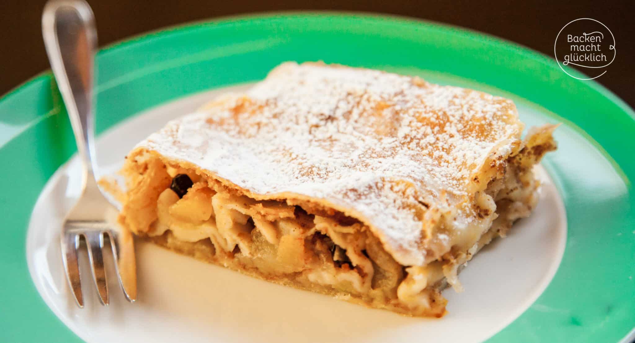 Das beste Apfelstrudel Rezept | Backen macht glücklich