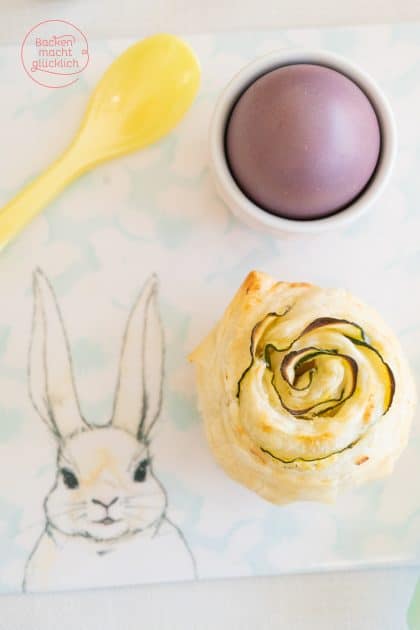 Deftige Rosenmuffins aus Blätterteig