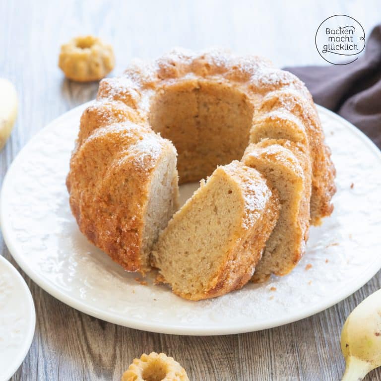 Einfaches Rezept für sehr saftigen Bananenkuchen