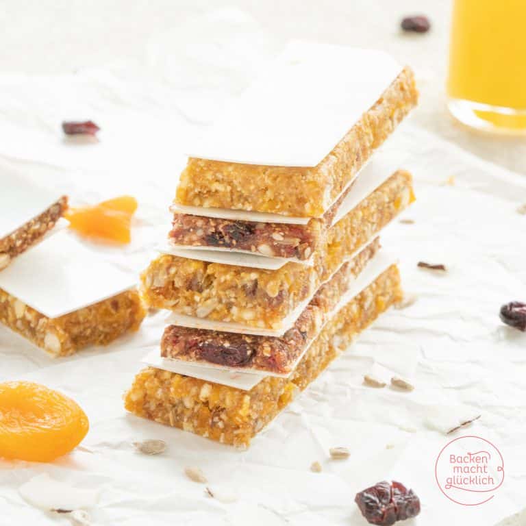 Fruchtriegel selber machen ohne Zucker