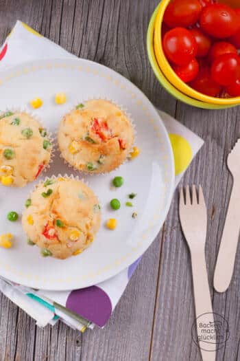 pikante Gem&uuml;semuffins
