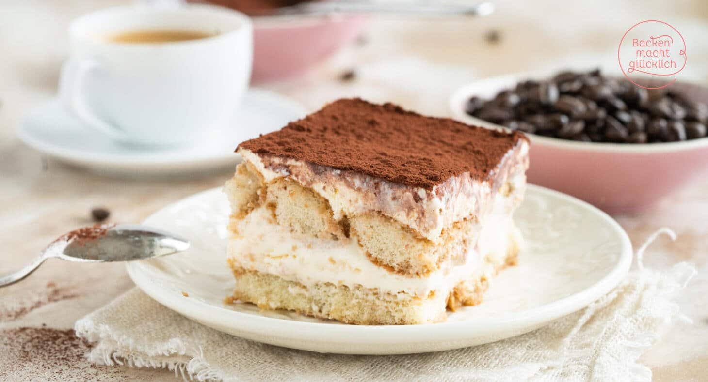Tiramisu ohne Ei, Alkohol, Kaffee | Backen macht glücklich Tiramisu ohne Ei, Alkohol, Kaffee | Backen macht glücklich