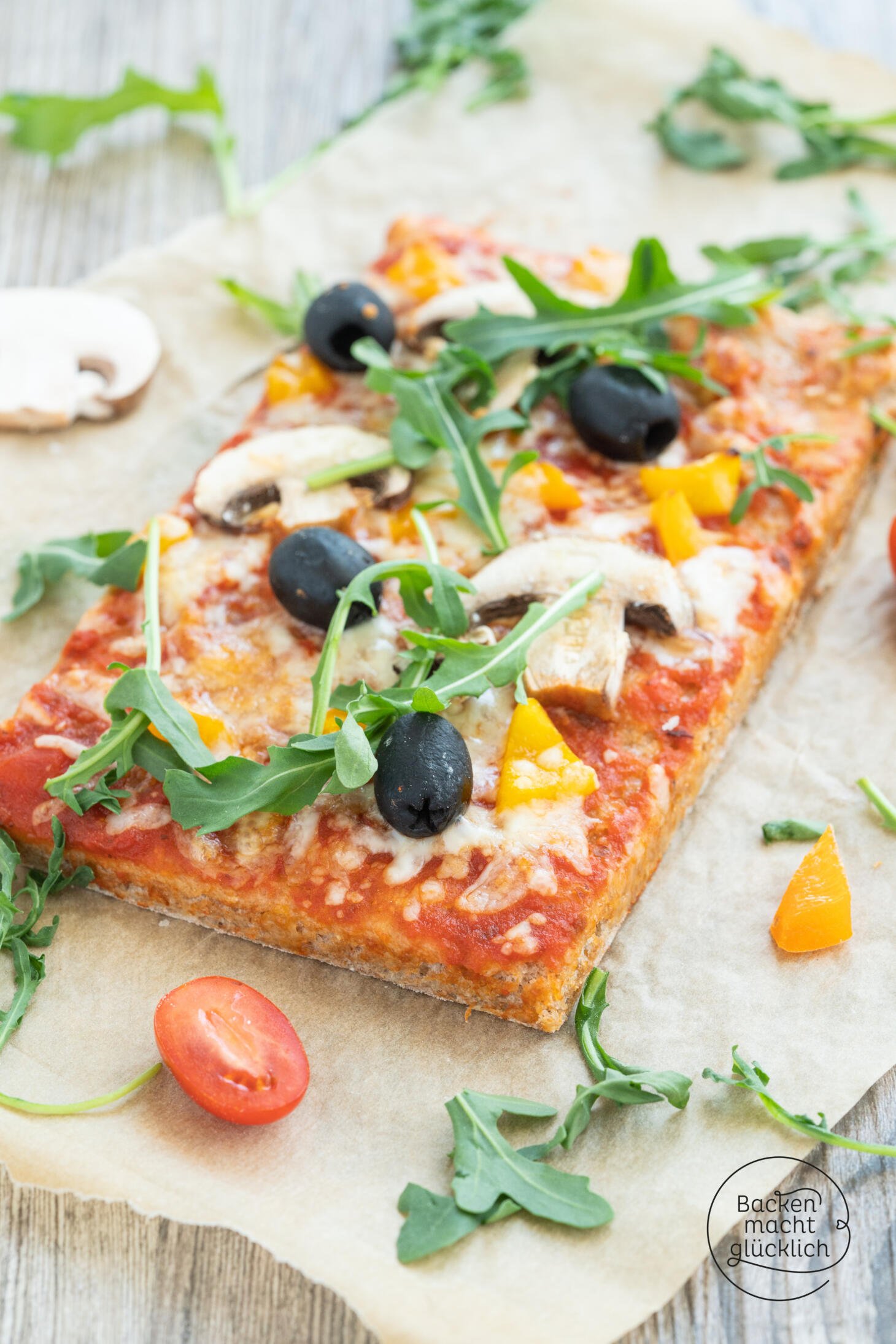 Dinkel Pizza Mit Salat - Rezepte Suchen