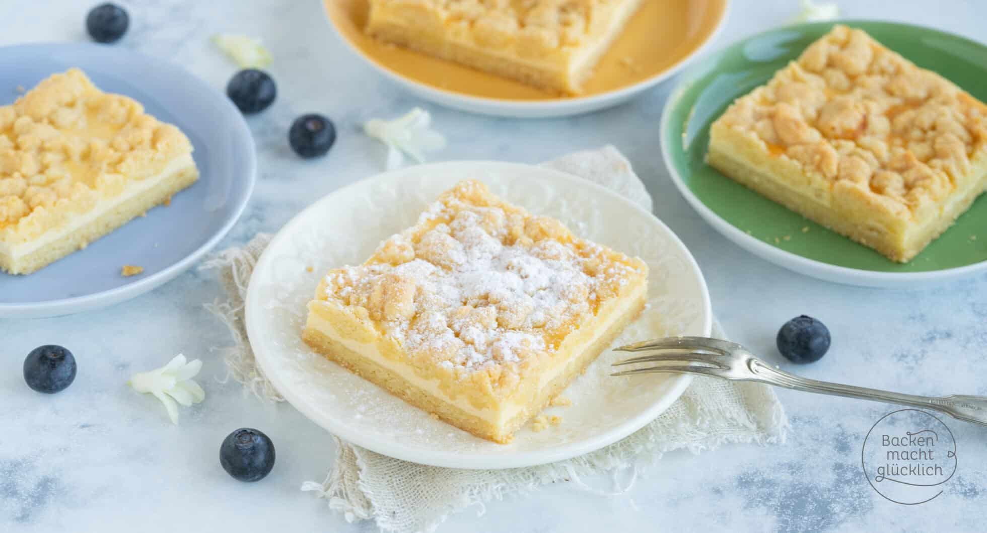 Käsekuchen mit Streusel | Backen macht glücklich