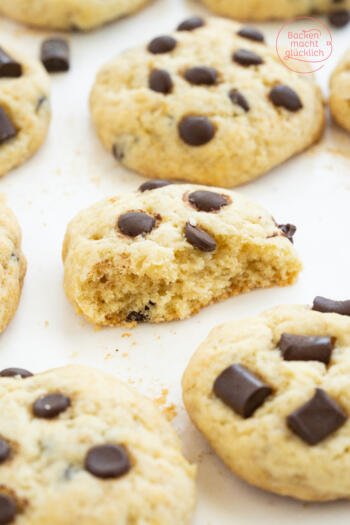 Vegane Chocolate Chip Cookies | Backen macht glücklich