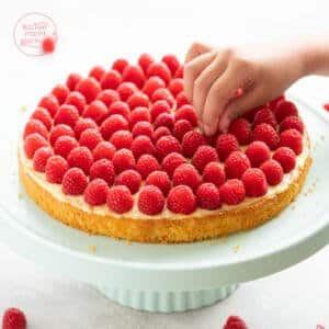 einfaches Himbeerkuchen Rezept