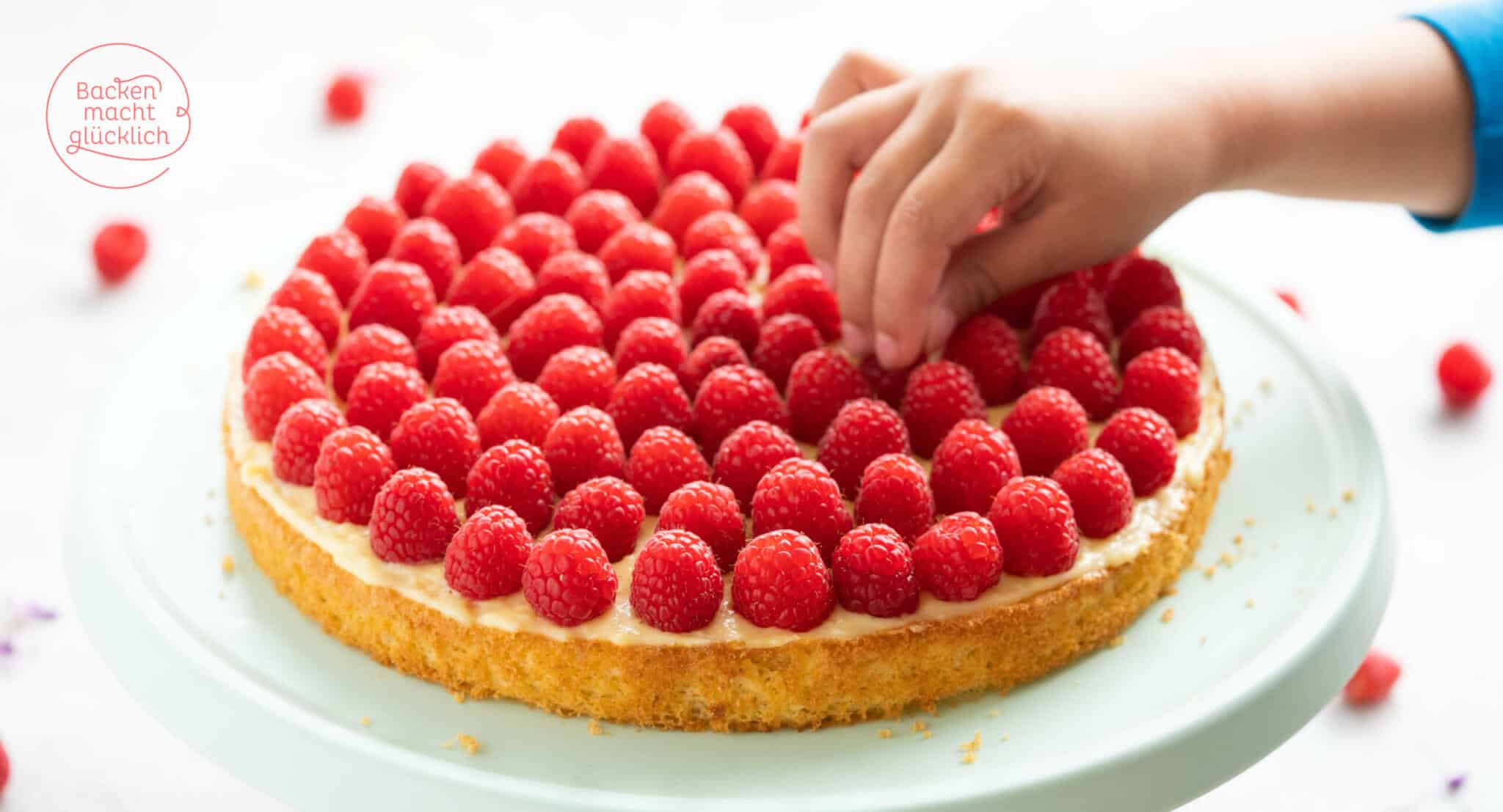 Himbeer-Pudding-Kuchen | Backen macht glücklich