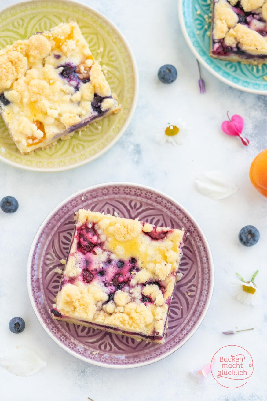 Der beste ObstStreuselBlechkuchen Backen macht glücklich