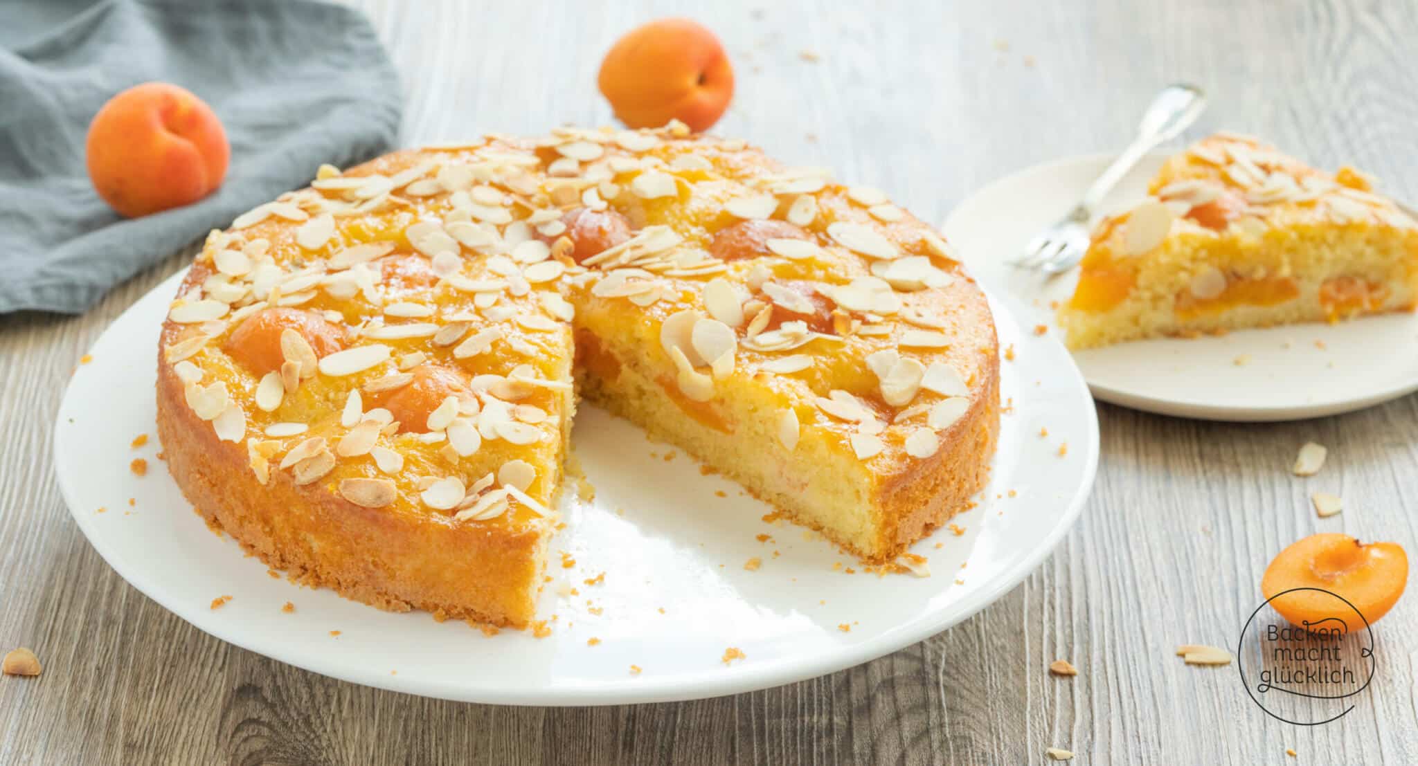 Saftiger Aprikosenkuchen