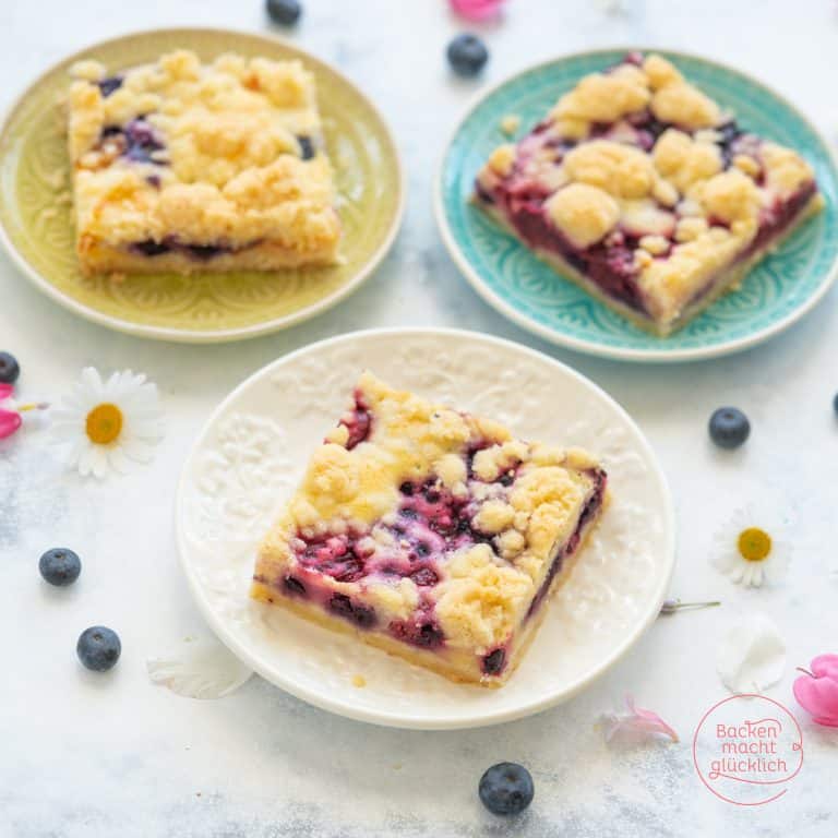 Der beste Blechkuchen mit Streuseln und Obst