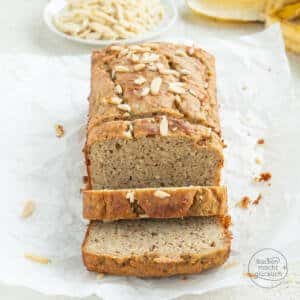 saftiges low carb Bananenbrot