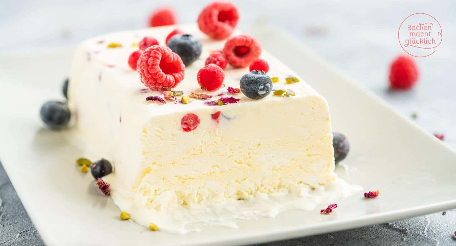 Einfaches Vanille-Parfait (Grundrezept) | Backen macht glücklich Einfaches Vanille-Parfait (Grundrezept) | Backen macht glücklich