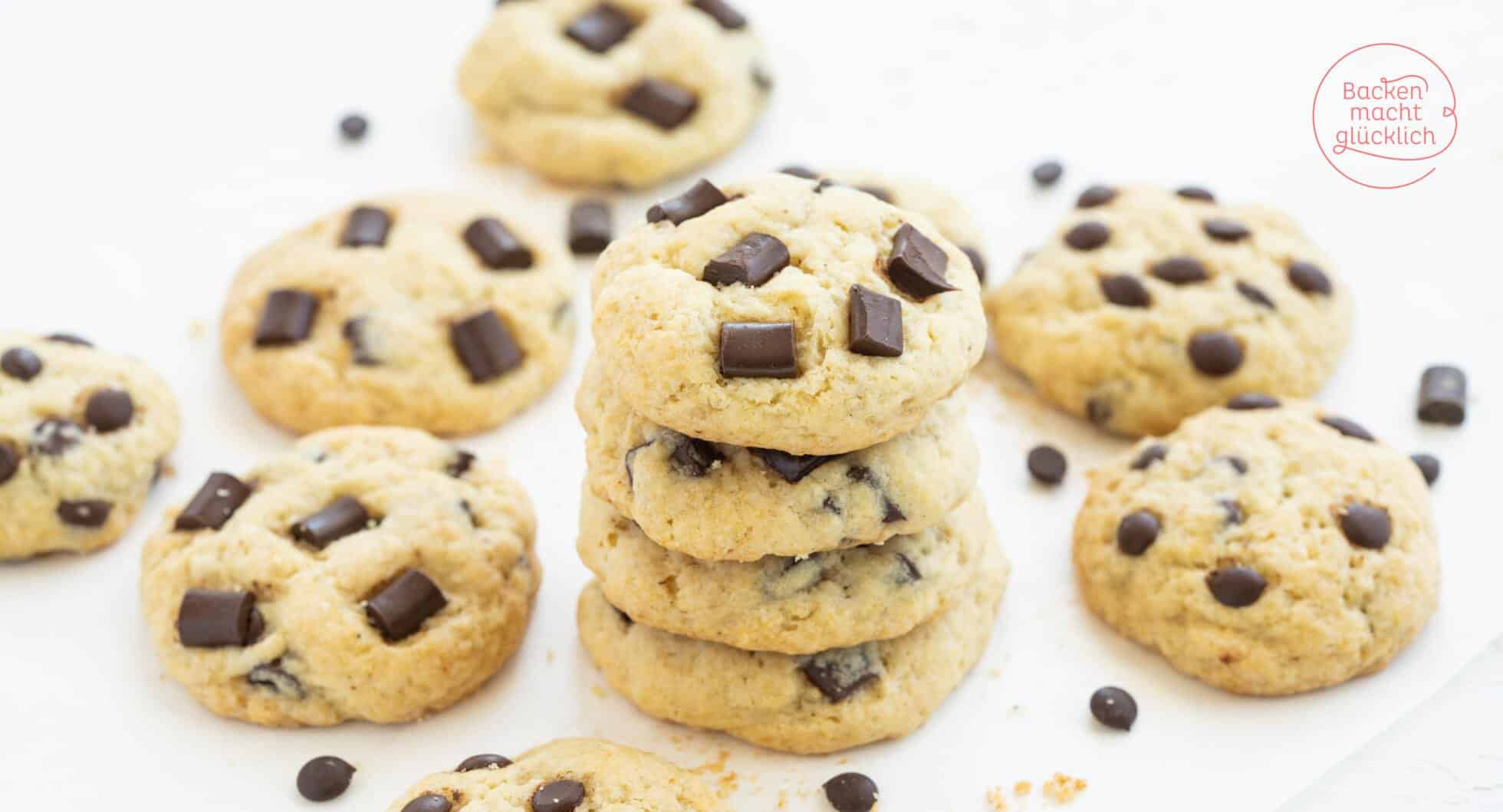 Vegane Chocolate Chip Cookies Backen macht glücklich