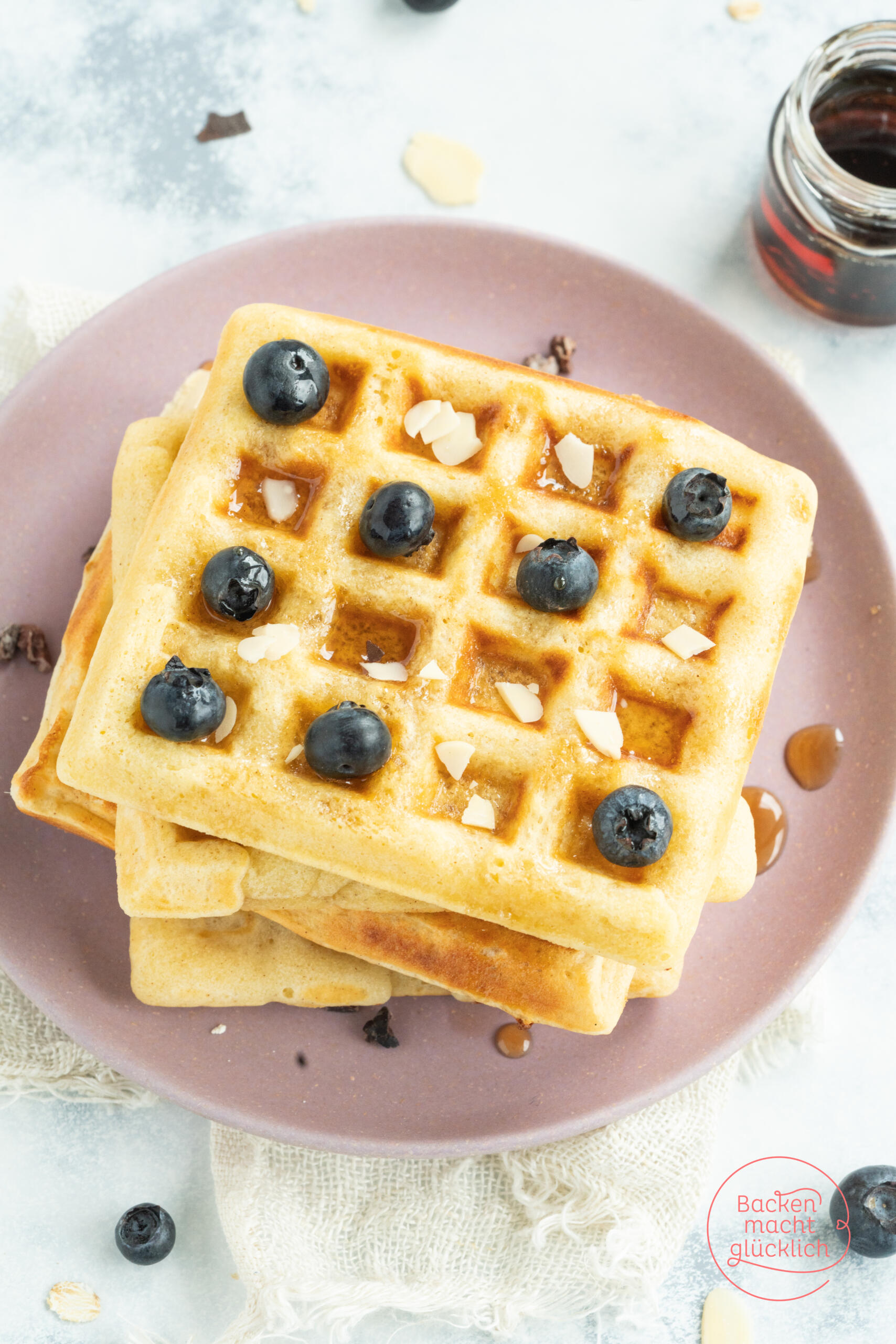 Proteinpulver Waffeln