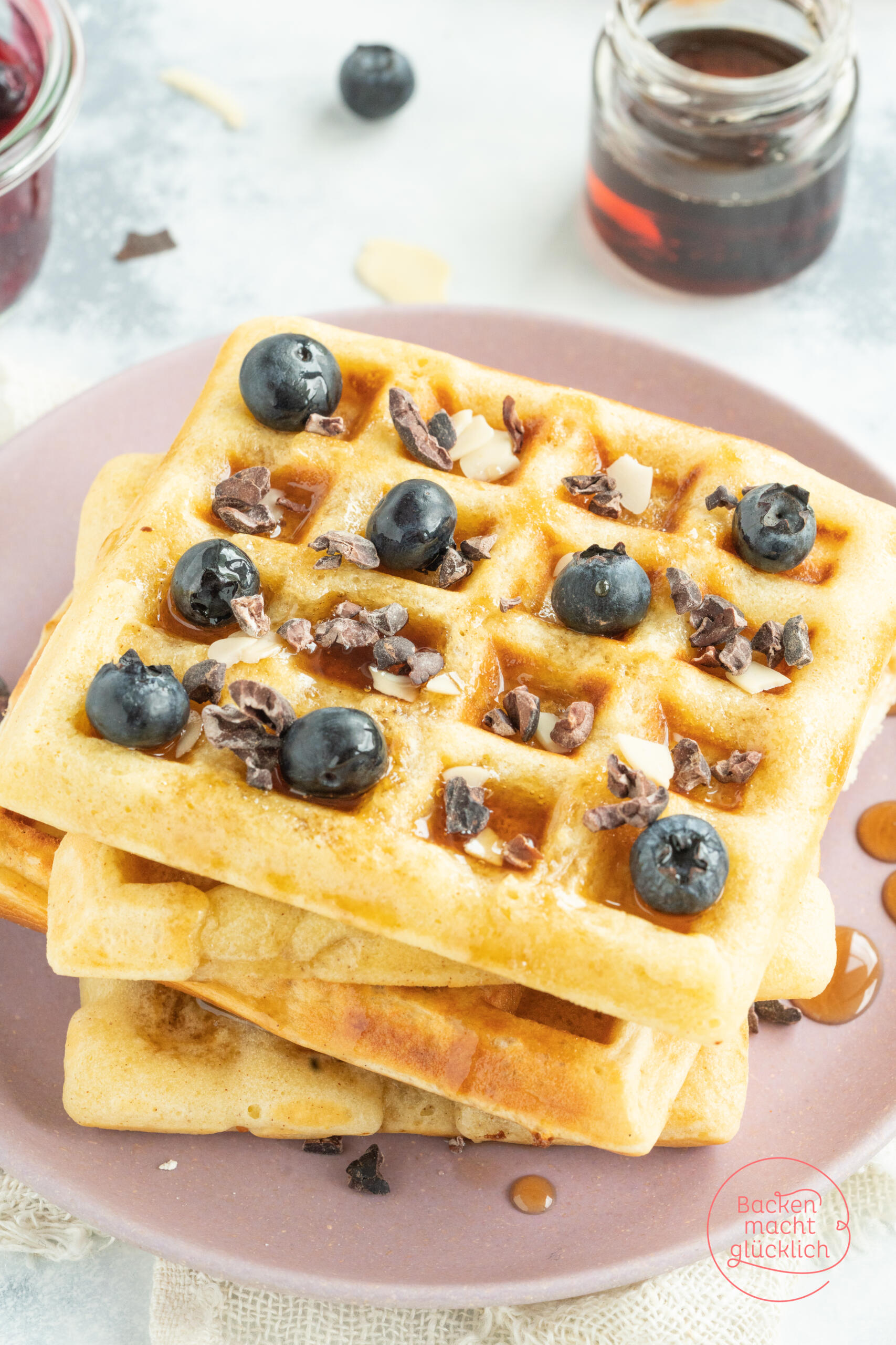 Waffeln mit Protein