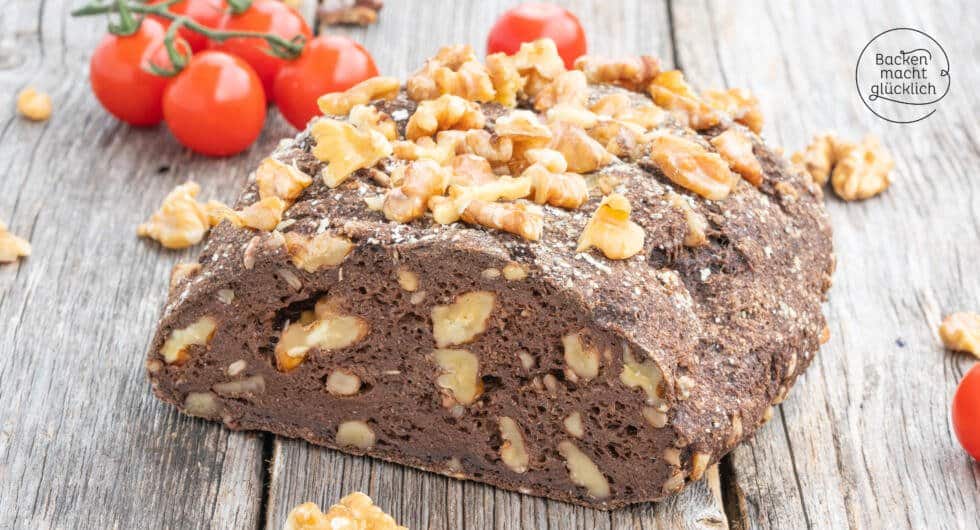 Low Carb Walnussbrot ohne Mehl | Backen macht glücklich