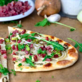 protein flammkuchen