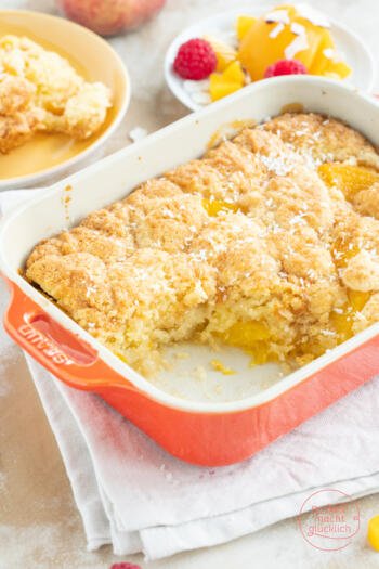Schneller Pfirsich Cobbler Backen Macht Glucklich
