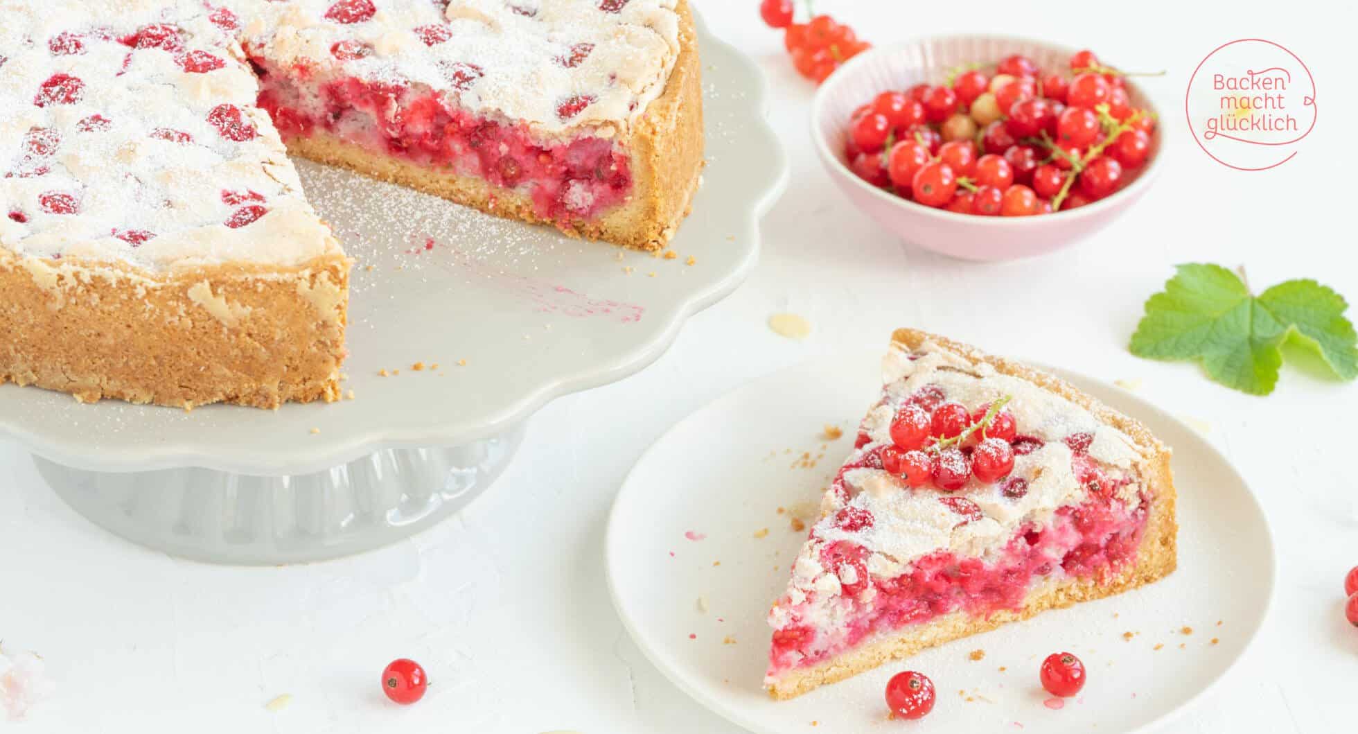 Johannisbeerkuchen mit Baiser | Backen macht glücklich