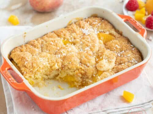 Schneller Pfirsich Cobbler Backen Macht Glucklich