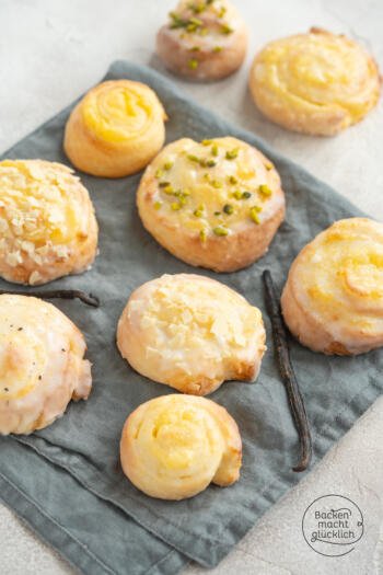 Quarkölteig Puddischnecken