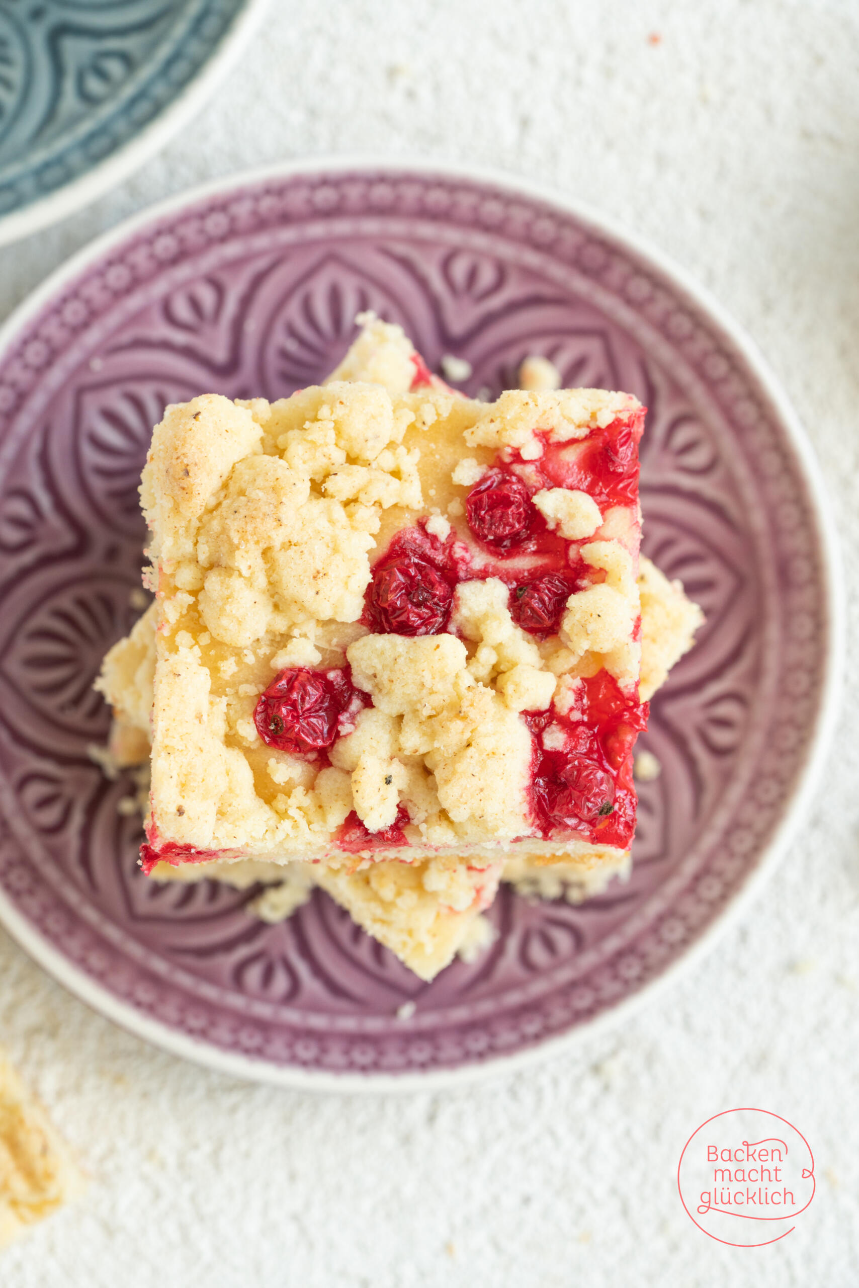 Streuselkuchen vegan mit Hefe